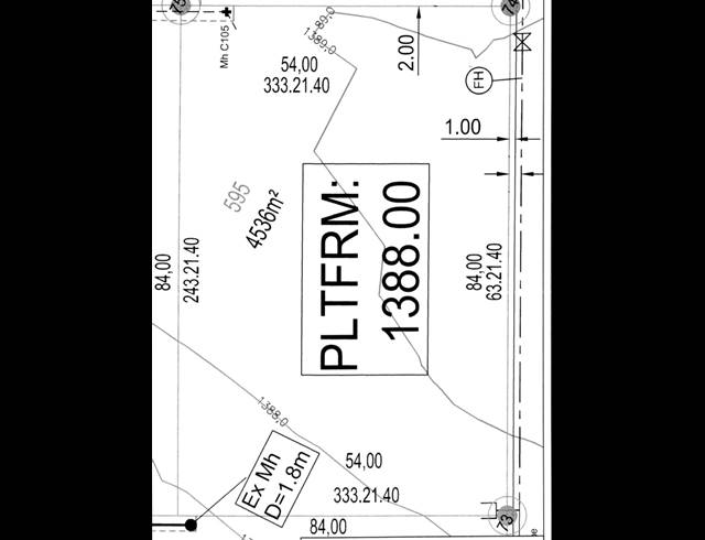 4,536M² VACANT LAND FOR SALE IN LANSERIA